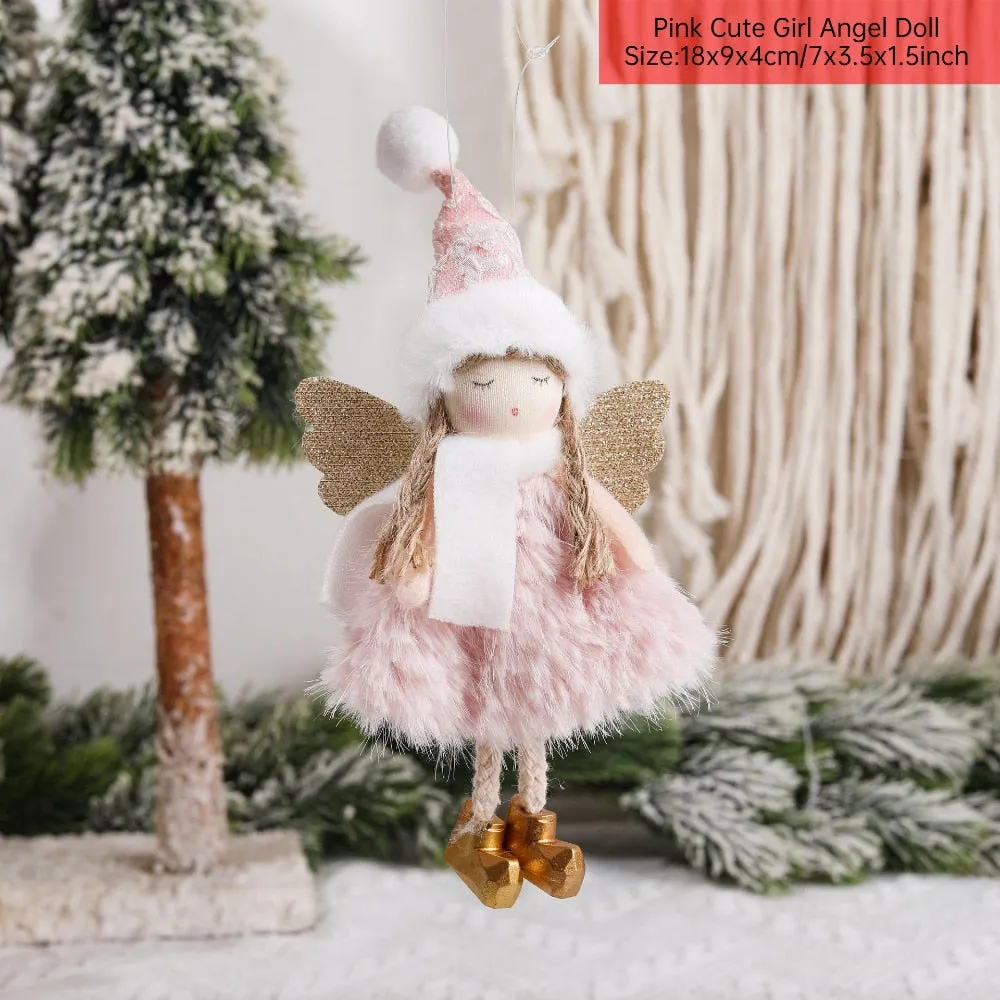 Christmas Angel Doll Xmas Tree Ornaments