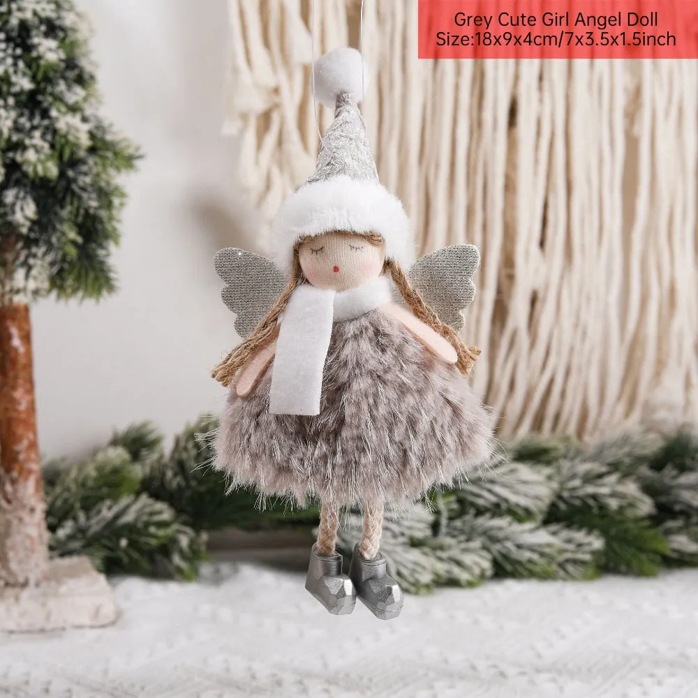 Christmas Angel Doll Xmas Tree Ornaments