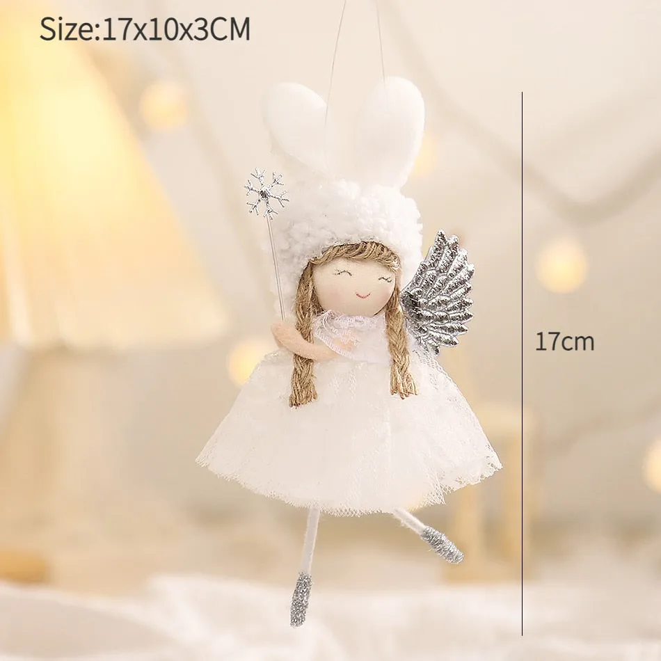 Christmas Angel Doll Xmas Tree Ornaments