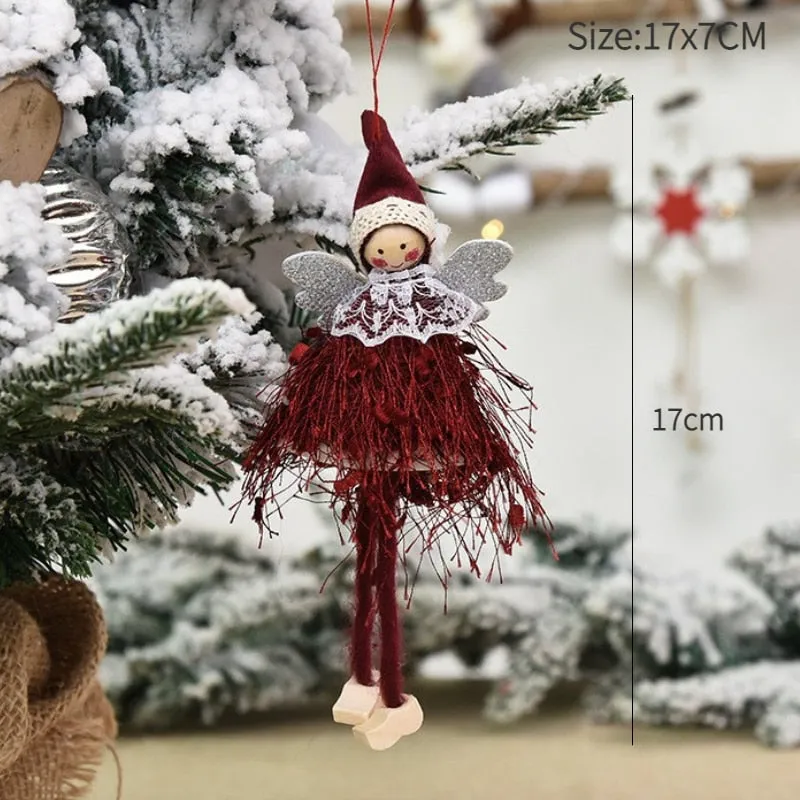 Christmas Angel Doll Xmas Tree Ornaments