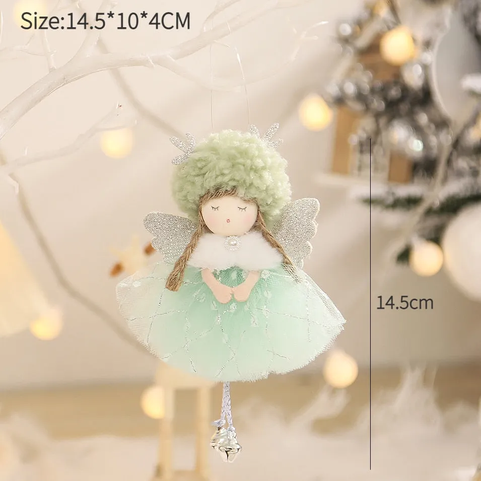 Christmas Angel Doll Xmas Tree Ornaments