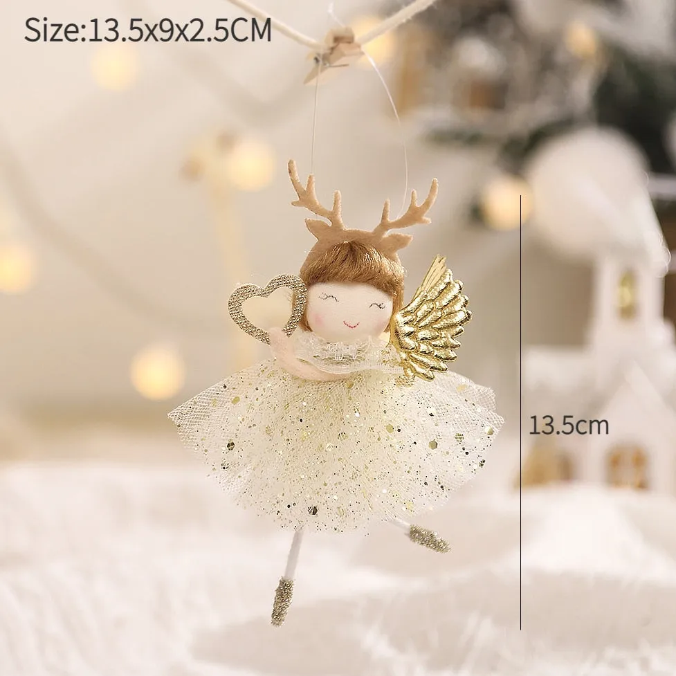 Christmas Angel Doll Xmas Tree Ornaments
