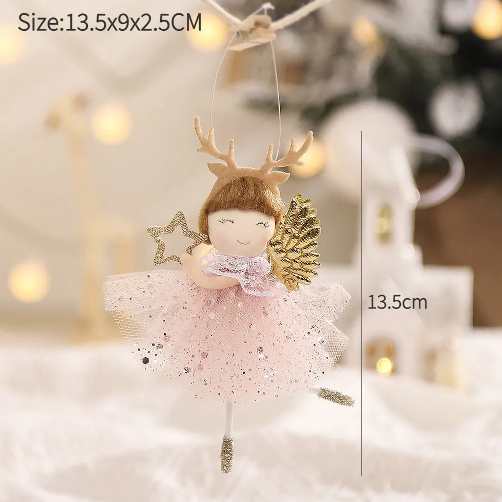 Christmas Angel Doll Xmas Tree Ornaments