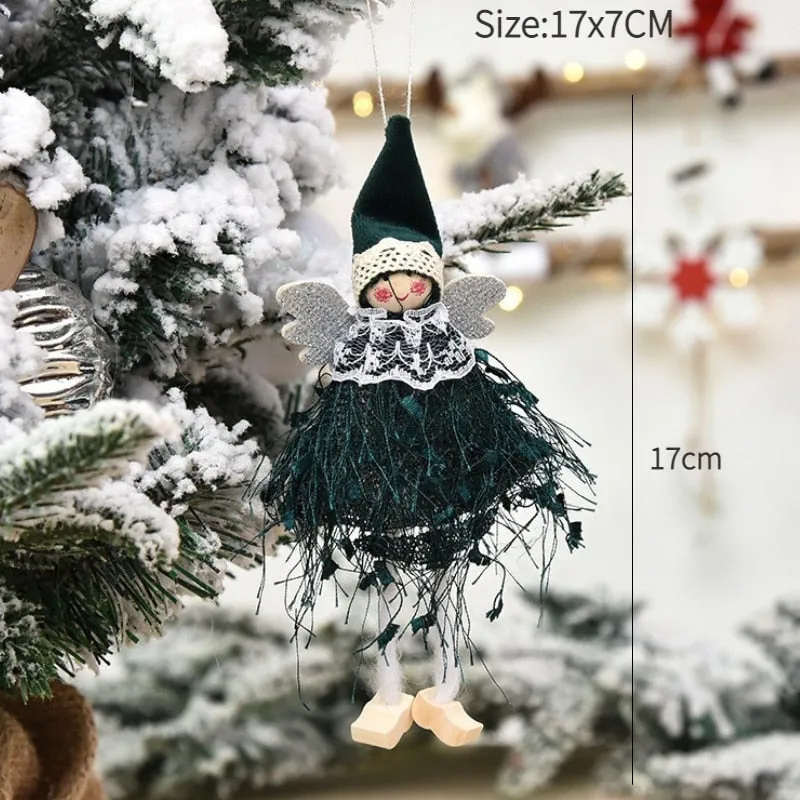 Christmas Angel Doll Xmas Tree Ornaments