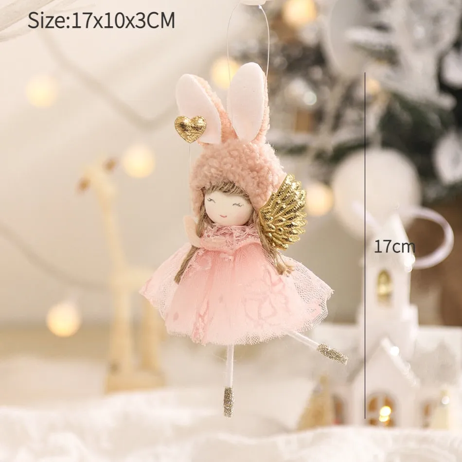 Christmas Angel Doll Xmas Tree Ornaments