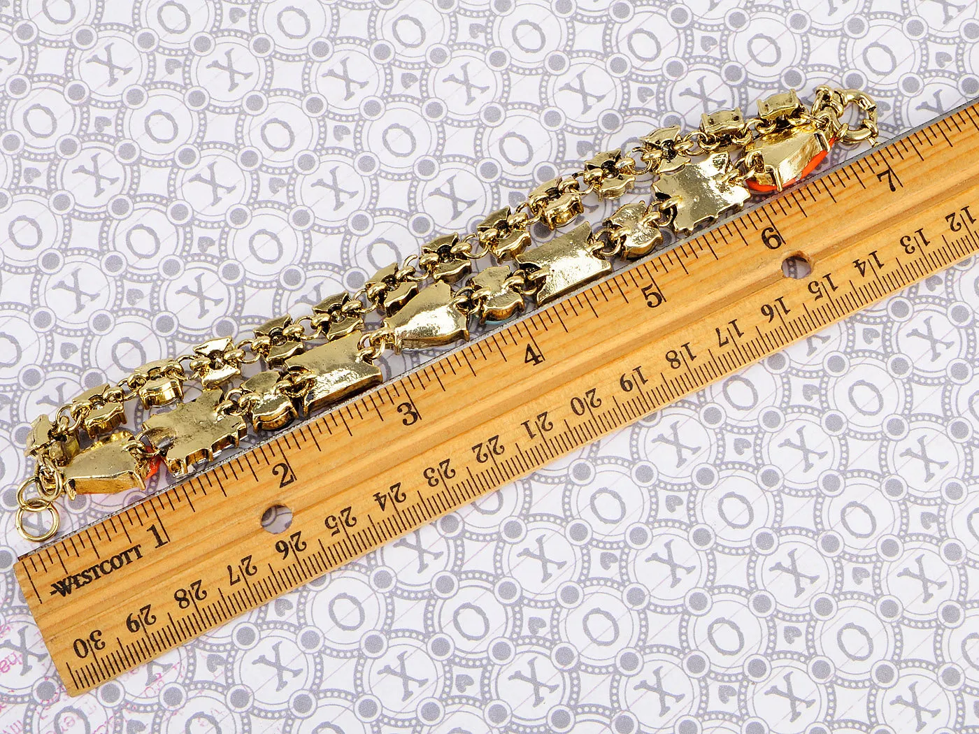 Contemporary Multicoloured Bead White Accented Bracelet