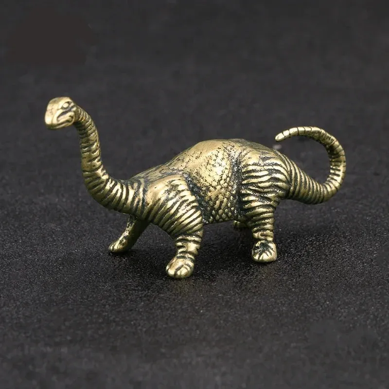 Copper Dinosaurs Figurines Tea Pets