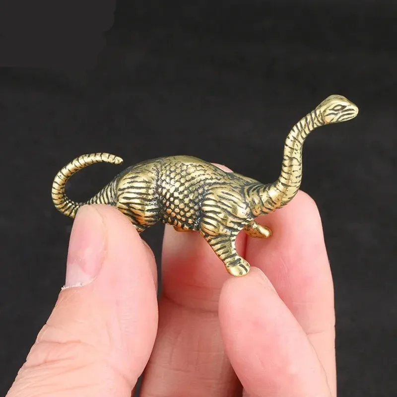 Copper Dinosaurs Figurines Tea Pets