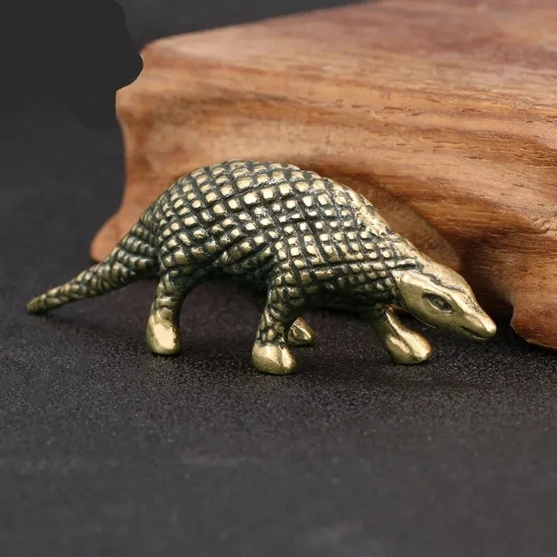 Copper Dinosaurs Figurines Tea Pets