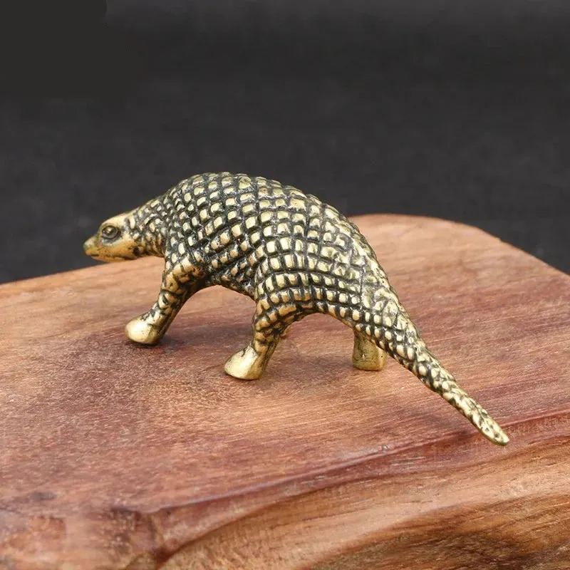 Copper Dinosaurs Figurines Tea Pets