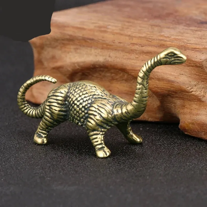 Copper Dinosaurs Figurines Tea Pets