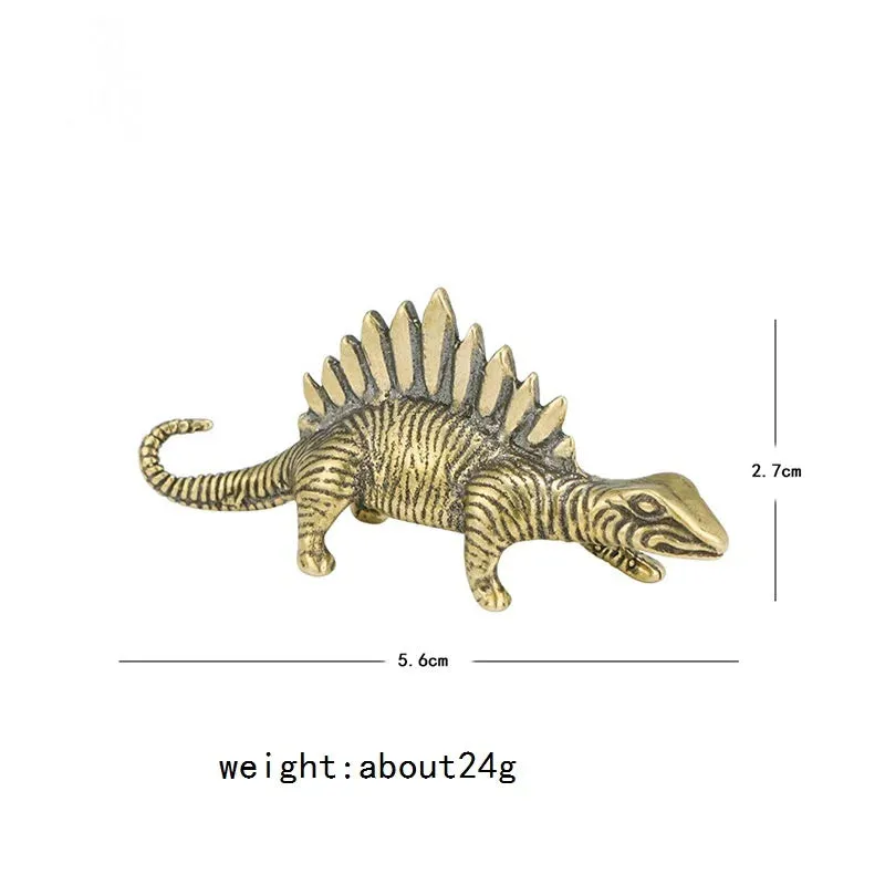 Copper Dinosaurs Figurines Tea Pets