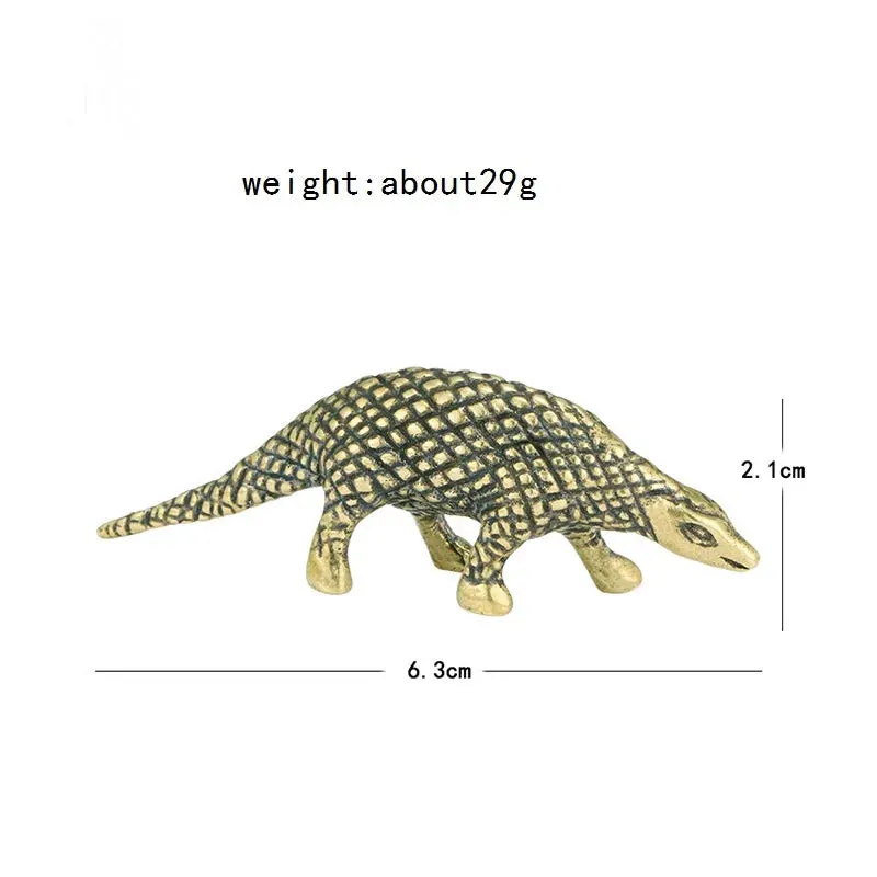 Copper Dinosaurs Figurines Tea Pets