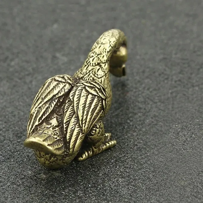 Copper Duck Figurine Tea Pets