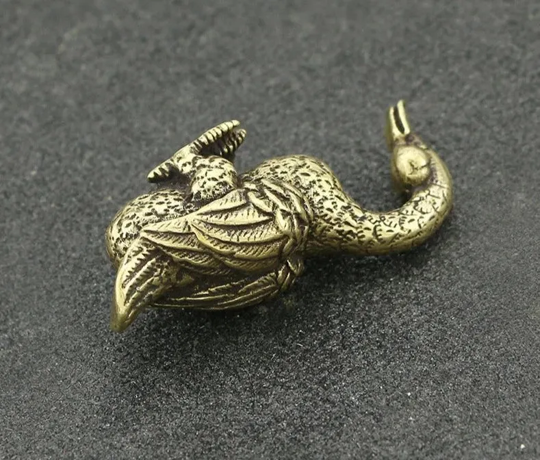 Copper Duck Figurine Tea Pets