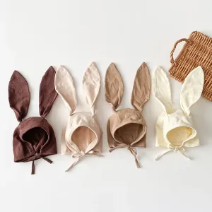 Cotton Baby Bunny Bonnets Long Ears Infant Hat