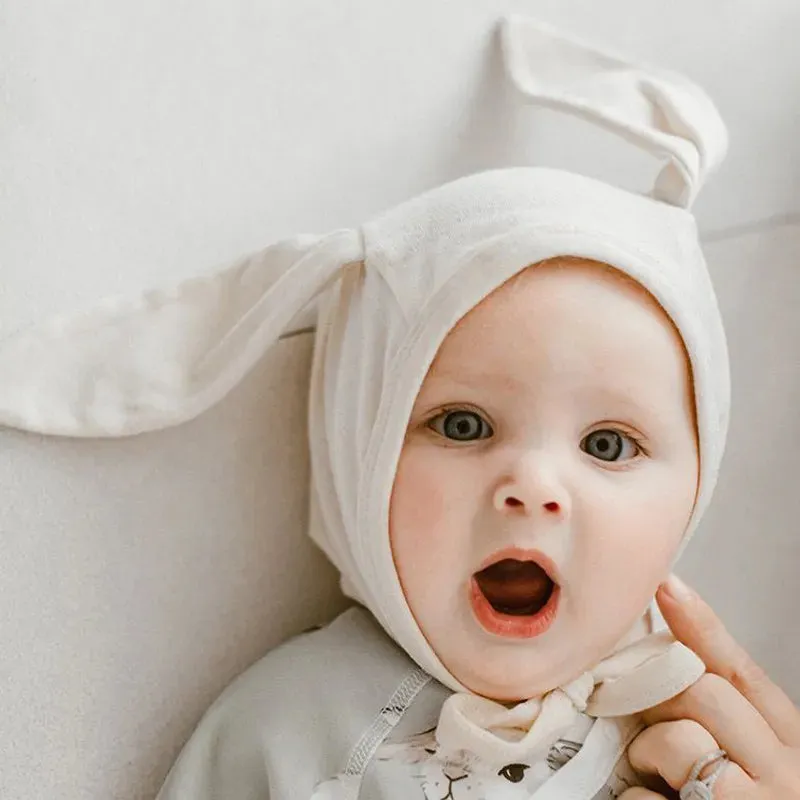 Cotton Baby Bunny Bonnets Long Ears Infant Hat