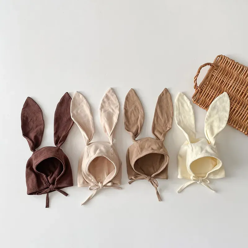 Cotton Baby Bunny Bonnets Long Ears Infant Hat