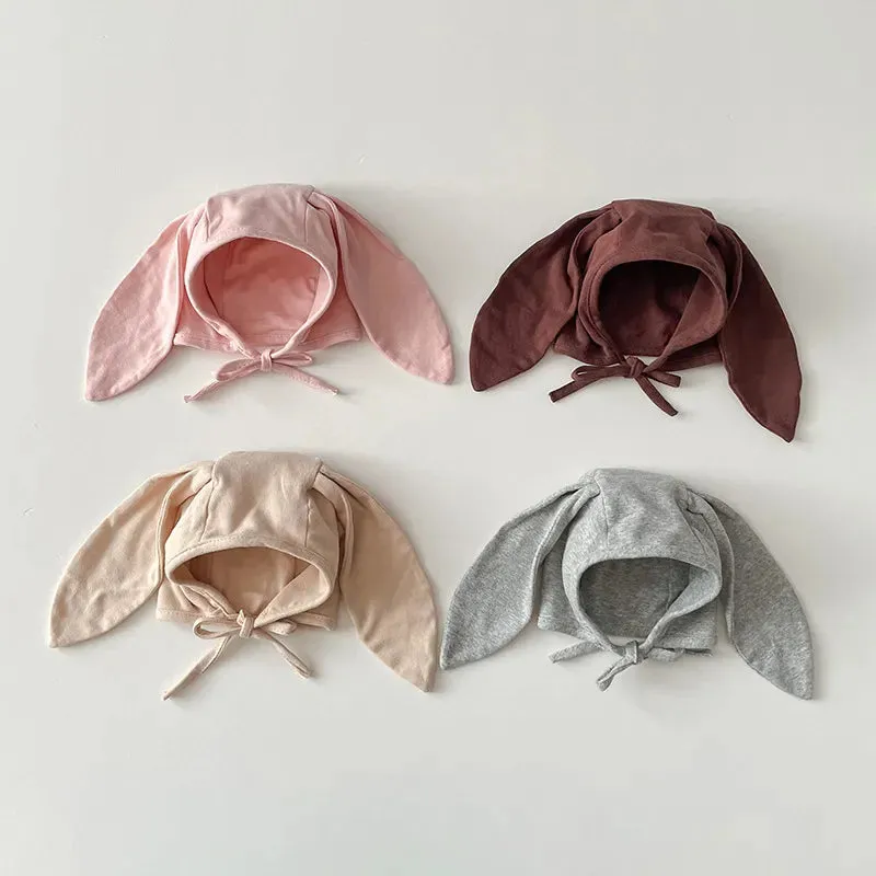 Cotton Baby Bunny Bonnets Long Ears Infant Hat