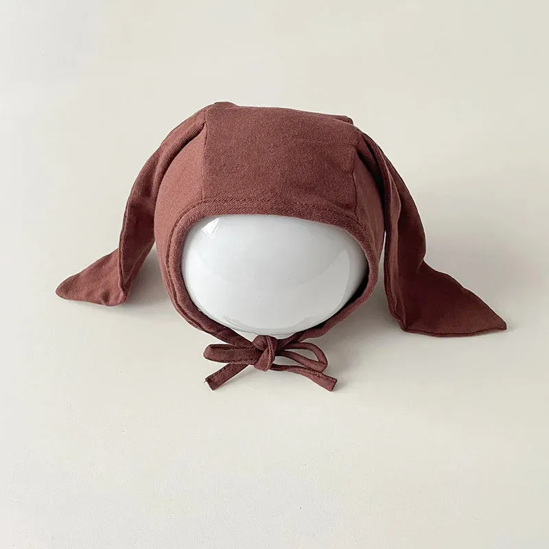 Cotton Baby Bunny Bonnets Long Ears Infant Hat