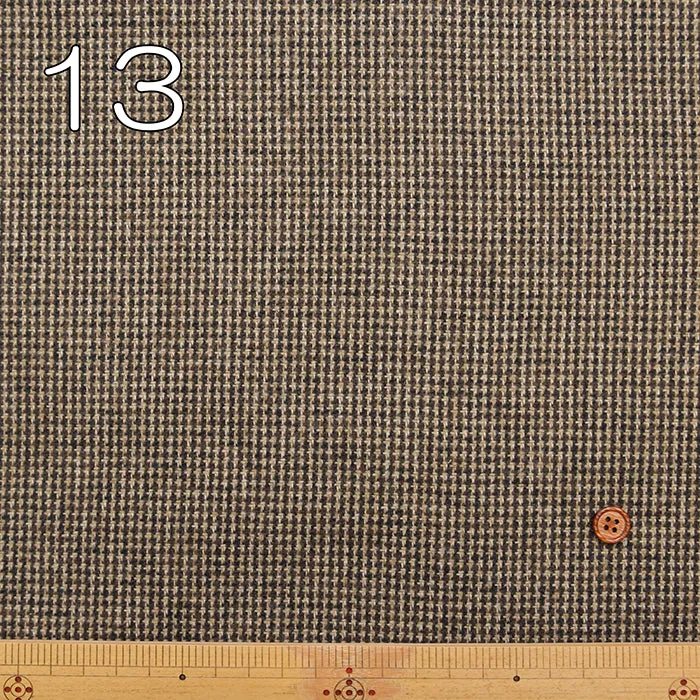 COTTON TWEED Fabric - Houndstooth