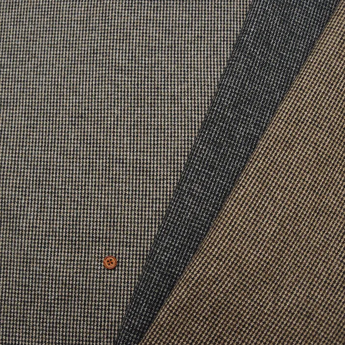 COTTON TWEED Fabric - Houndstooth