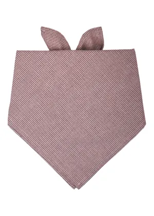 Crimson Houndstooth Dog Bandana