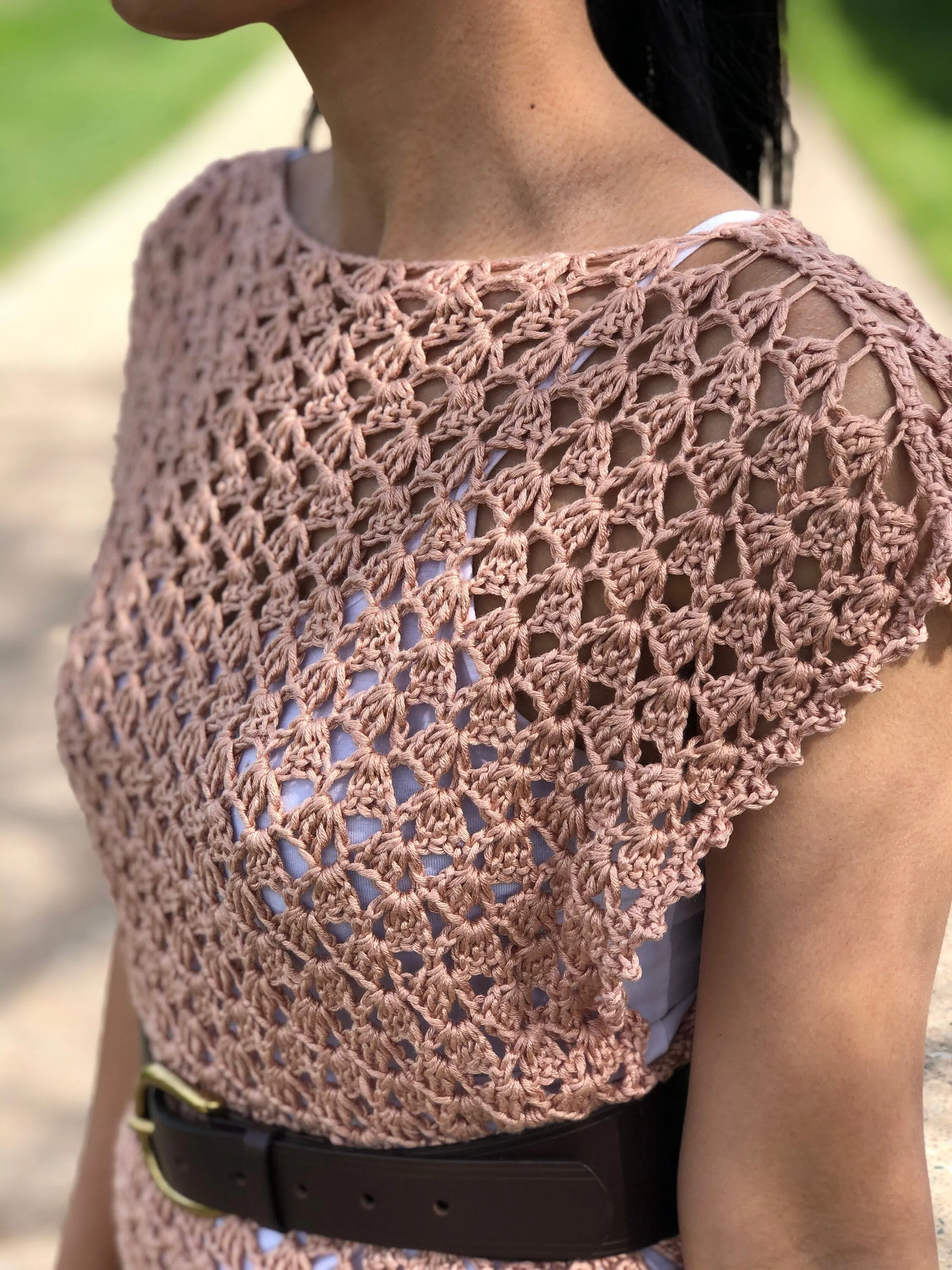 Crochet pattern : crochet poncho summer top pattern. PDF file, photo tutorial and video tutorial sizes XS-XXL, crochet summer top pattern