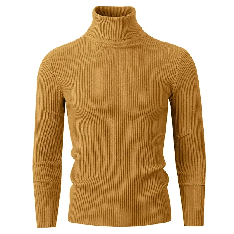 Dutton - Ribbed Turtleneck Jumper for Style and Warmth