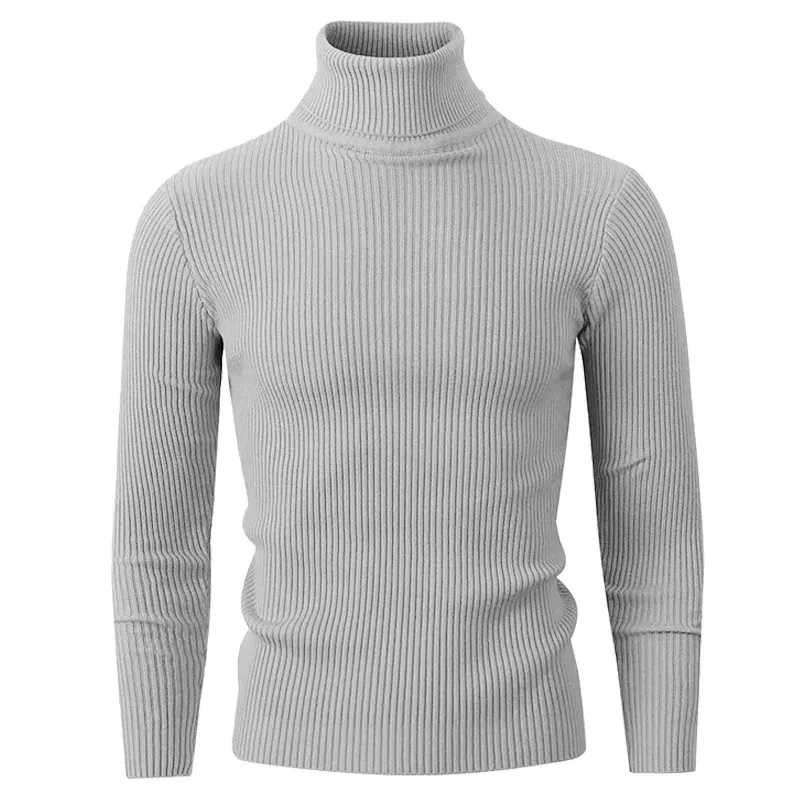 Dutton - Ribbed Turtleneck Jumper for Style and Warmth