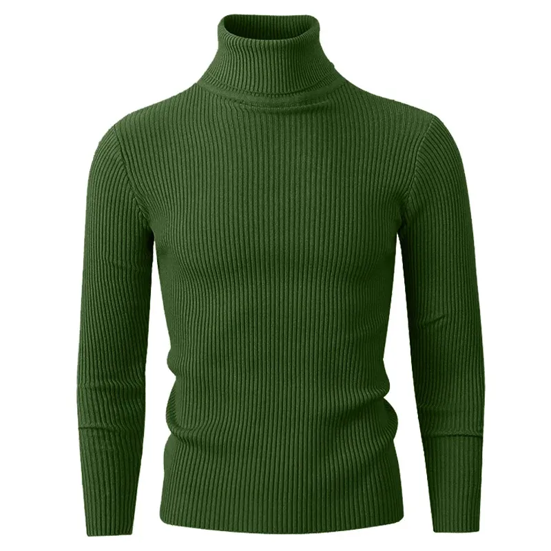 Dutton - Ribbed Turtleneck Jumper for Style and Warmth