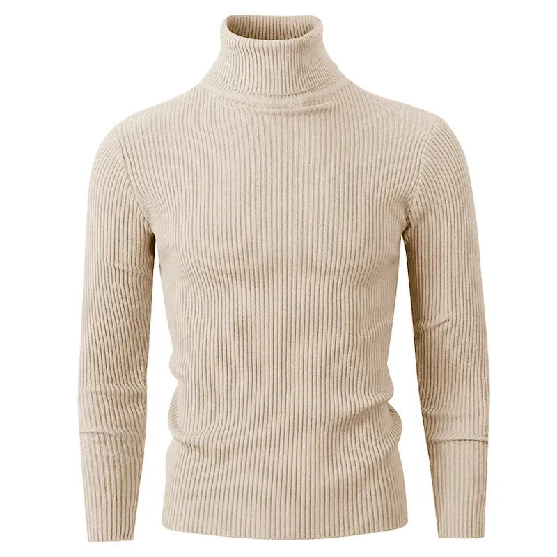 Dutton - Ribbed Turtleneck Jumper for Style and Warmth