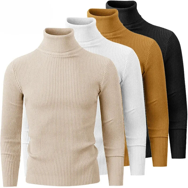 Dutton - Ribbed Turtleneck Jumper for Style and Warmth