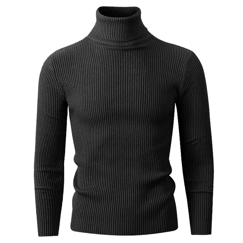 Dutton - Ribbed Turtleneck Jumper for Style and Warmth