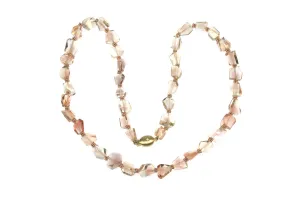 Faceted Oregon Sunstone Necklace