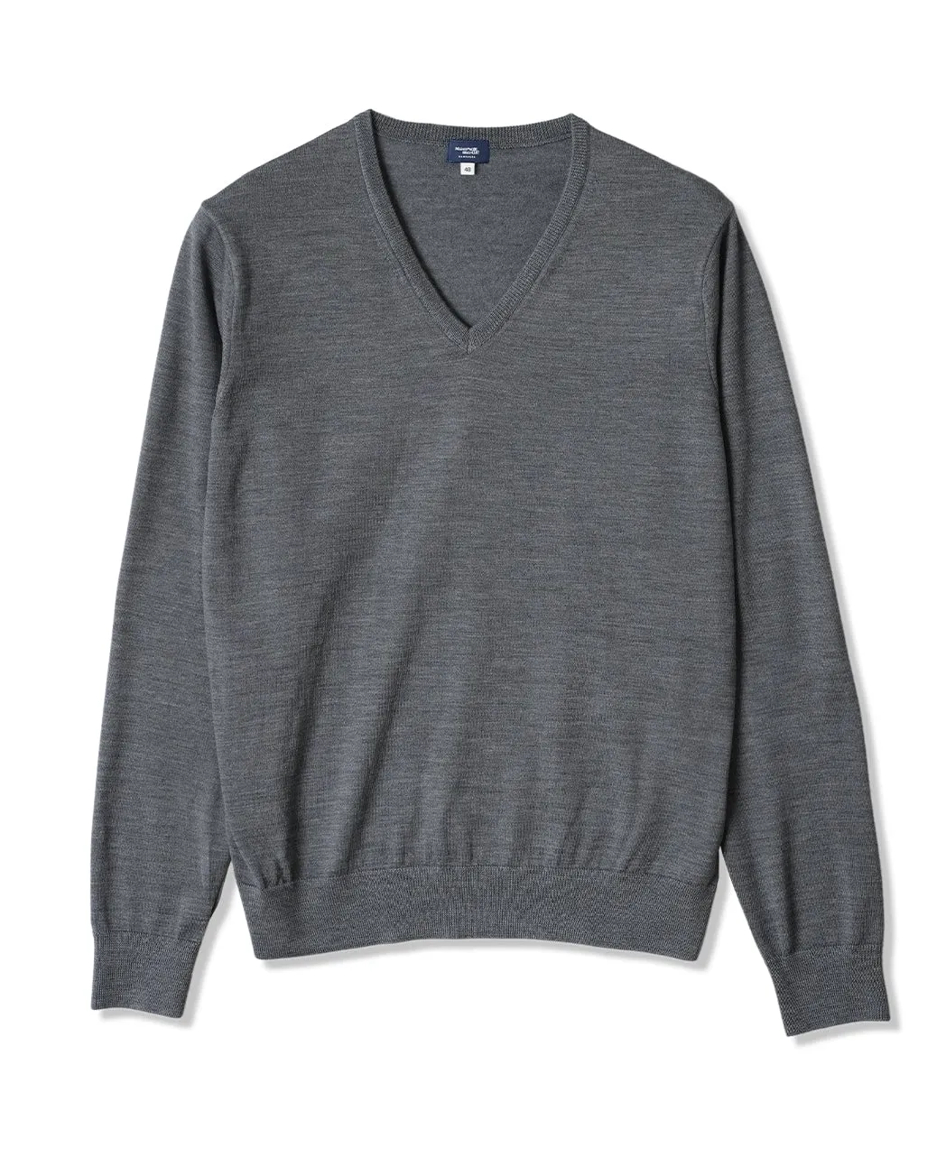 FF30G V-Neck Sweater Super Extra Fine Merino