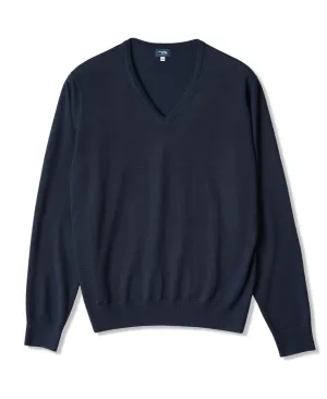 FF30G V-Neck Sweater Super Extra Fine Merino