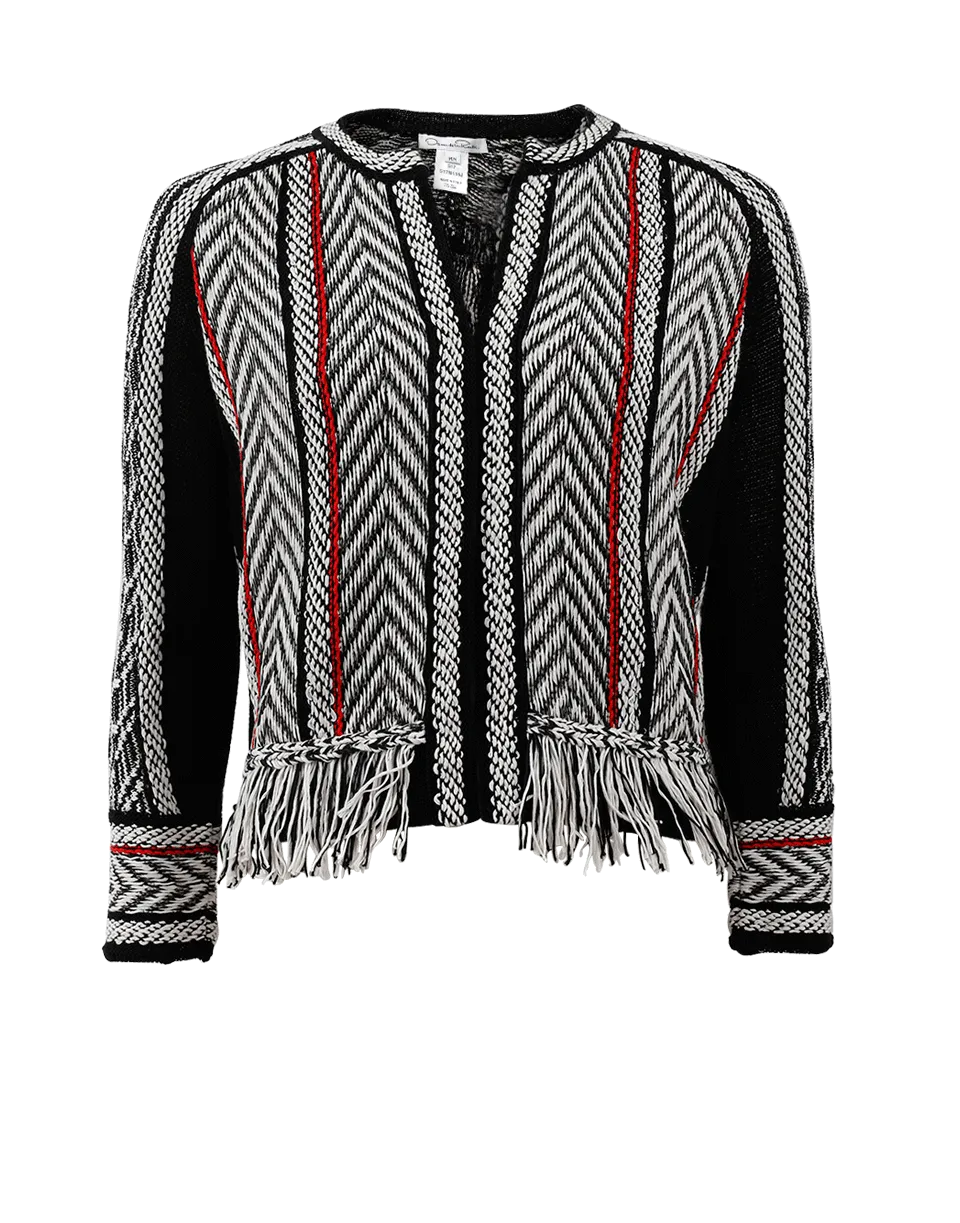 Fringe Cayenne Detail Jacket