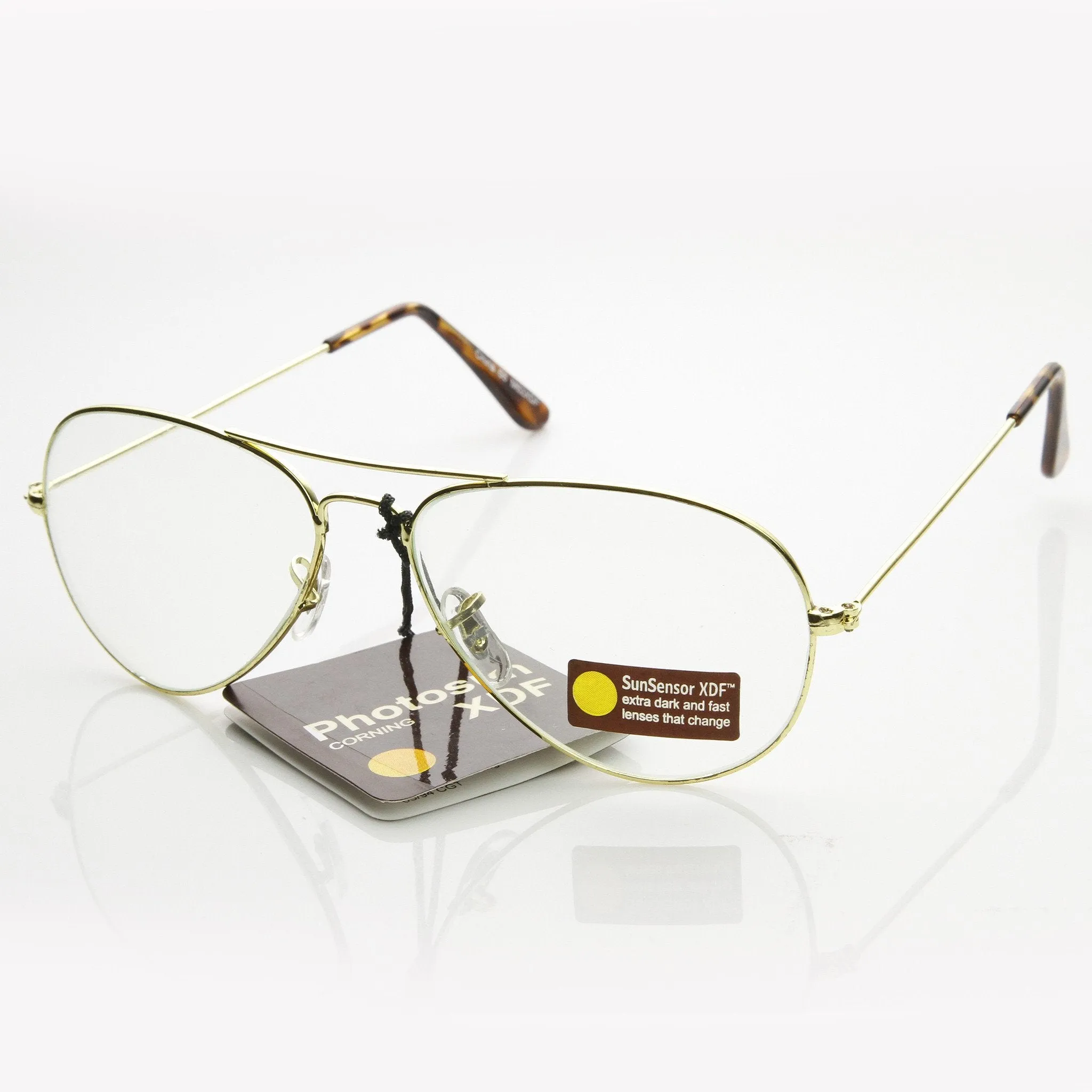 Genuine Vintage Photosun XDF Lens Metal Aviator Sunglasses 7222