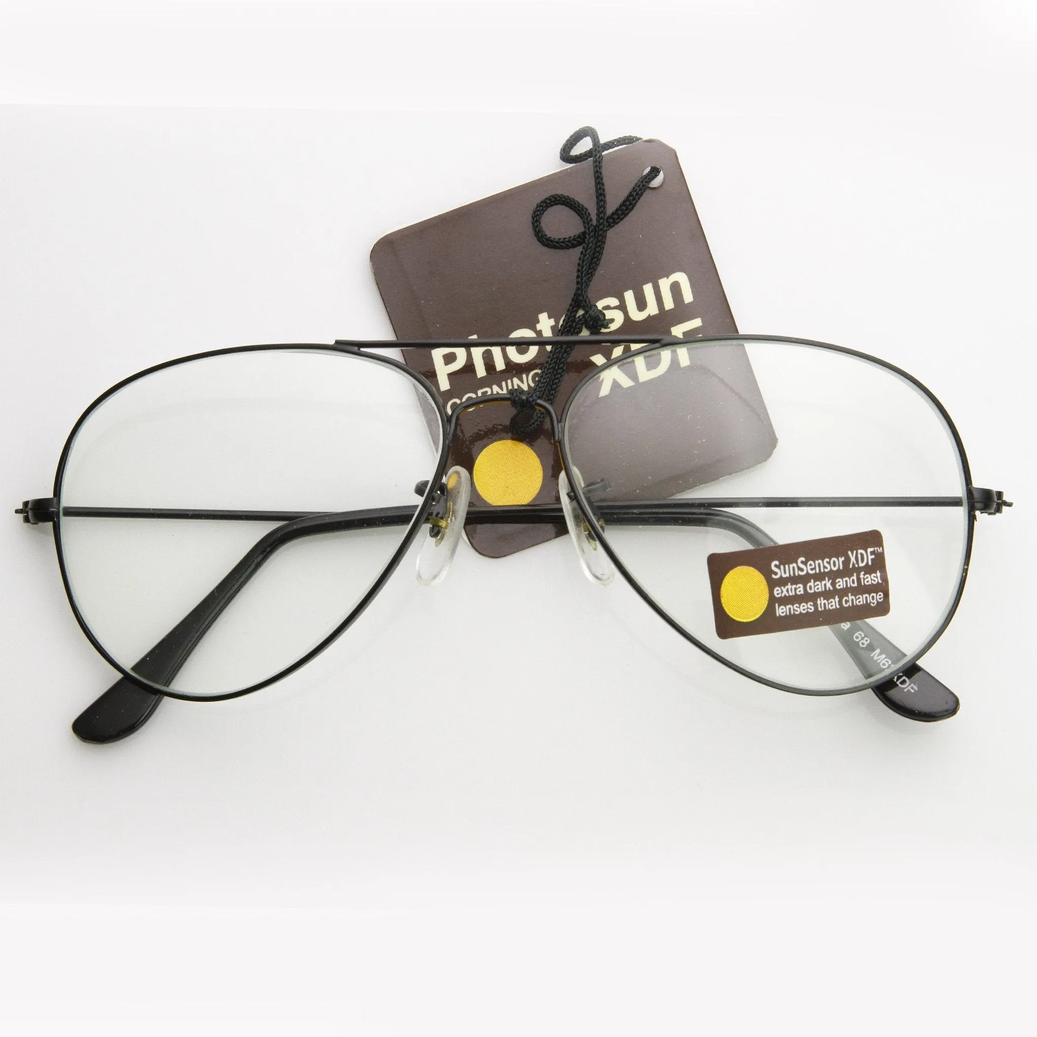 Genuine Vintage Photosun XDF Lens Metal Aviator Sunglasses 7222