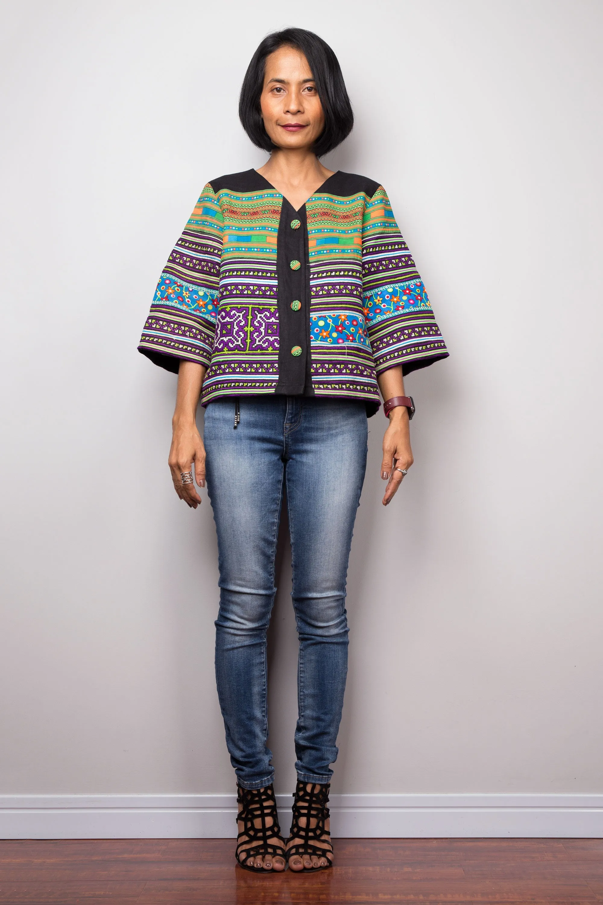 Hill Tribe Blouse Top