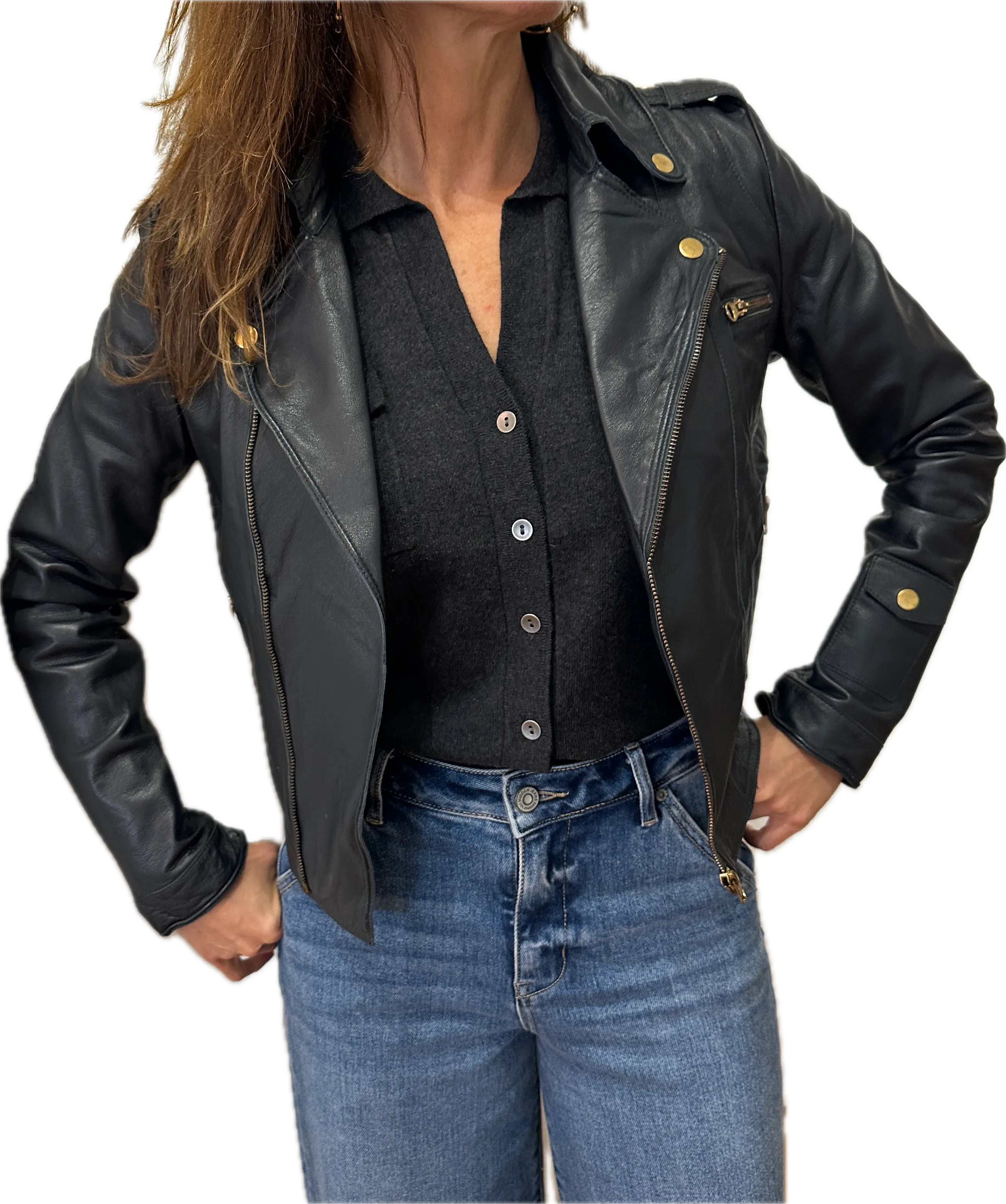 JAKETT Josey Vegetable Dye Leather Jacket