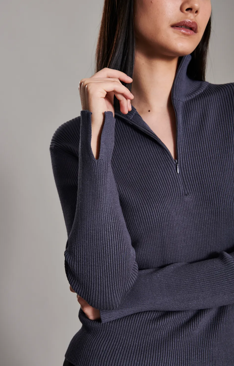 Jess Sweater - Oxford Blue