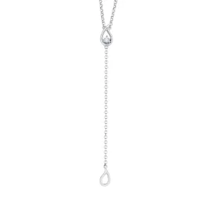 KATARINA Diamond Lariat Fashion Pendant Necklace (1/20 cttw)