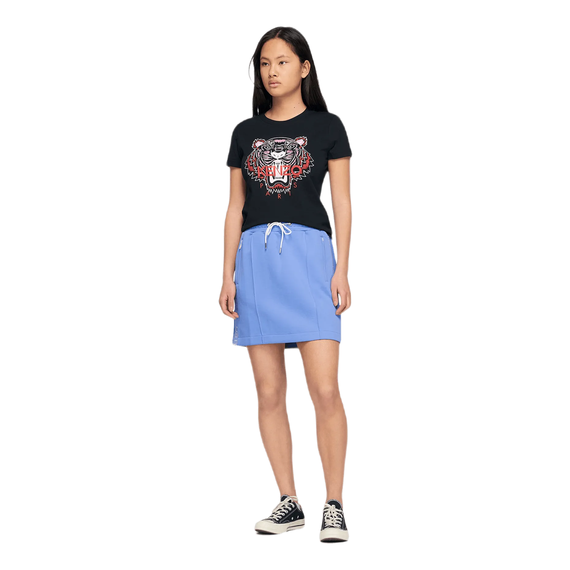 Kenzo Logo Skirt Purple