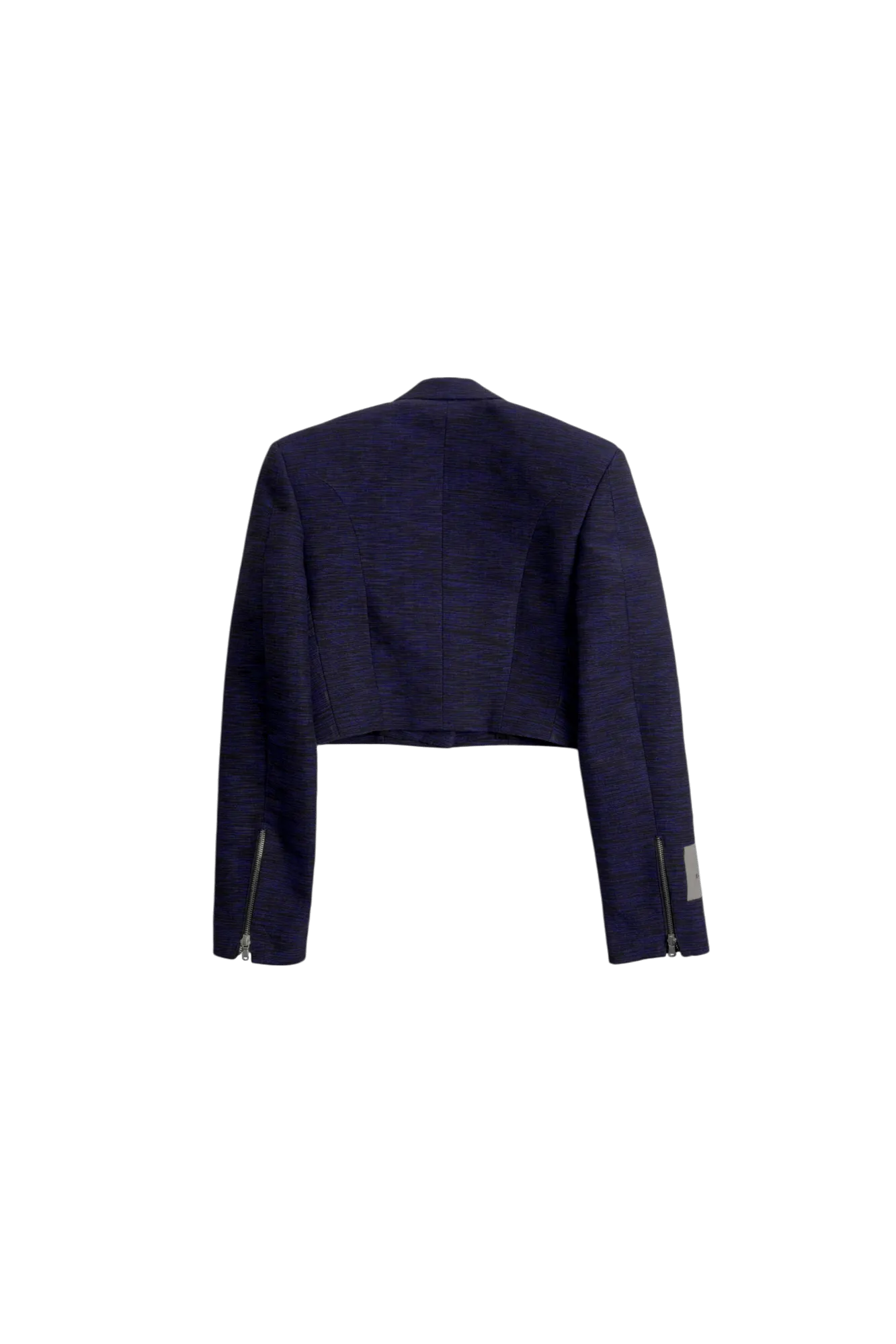 KHADDAR BLUE CROP BLAZER