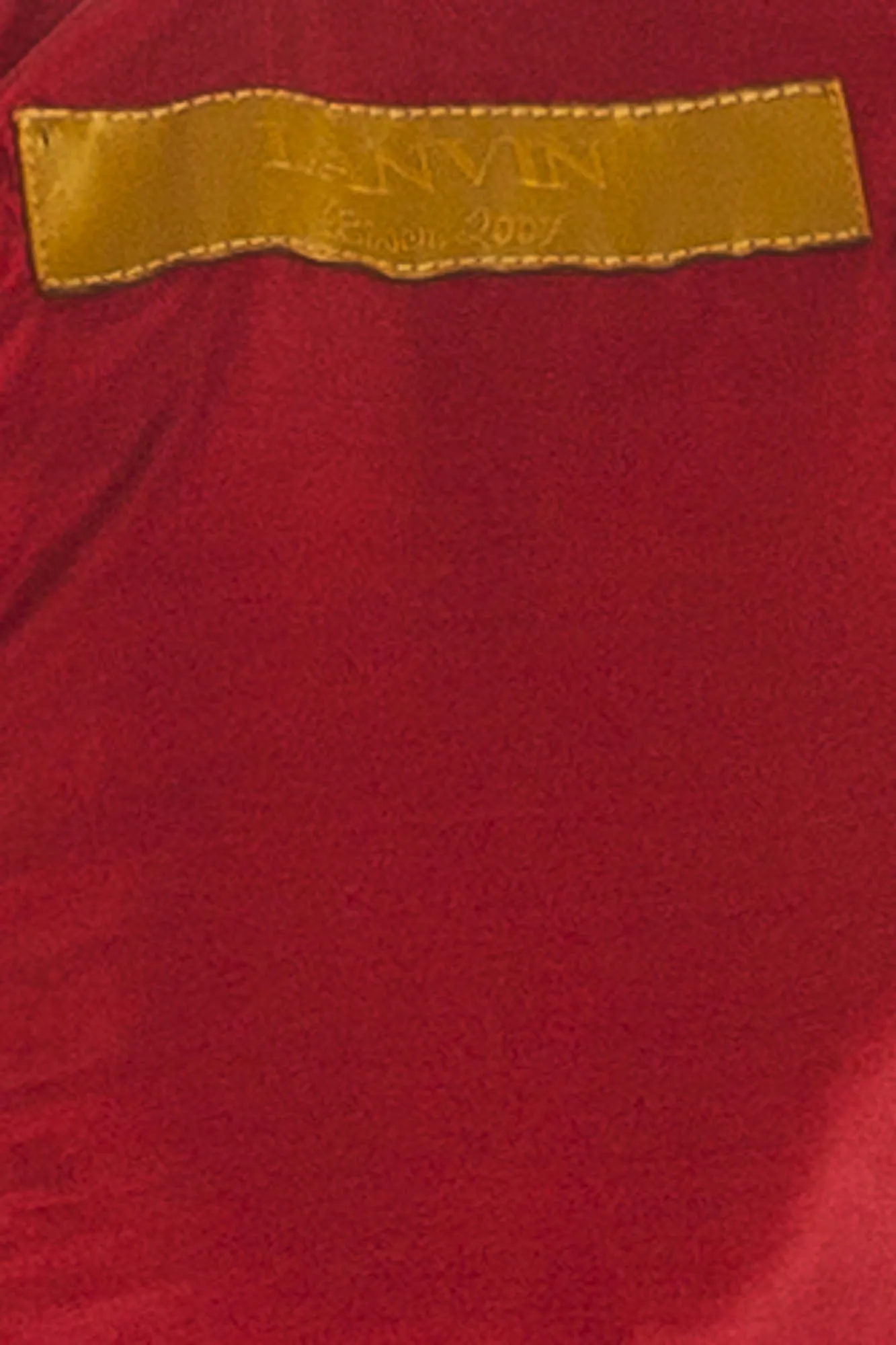 Lanvin - Editorial, As Seen on Runway - Short Sleeve Red Wool Dress - FR 38