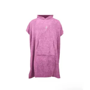 Lightning Bolt Hooded Poncho - Iris Orchid