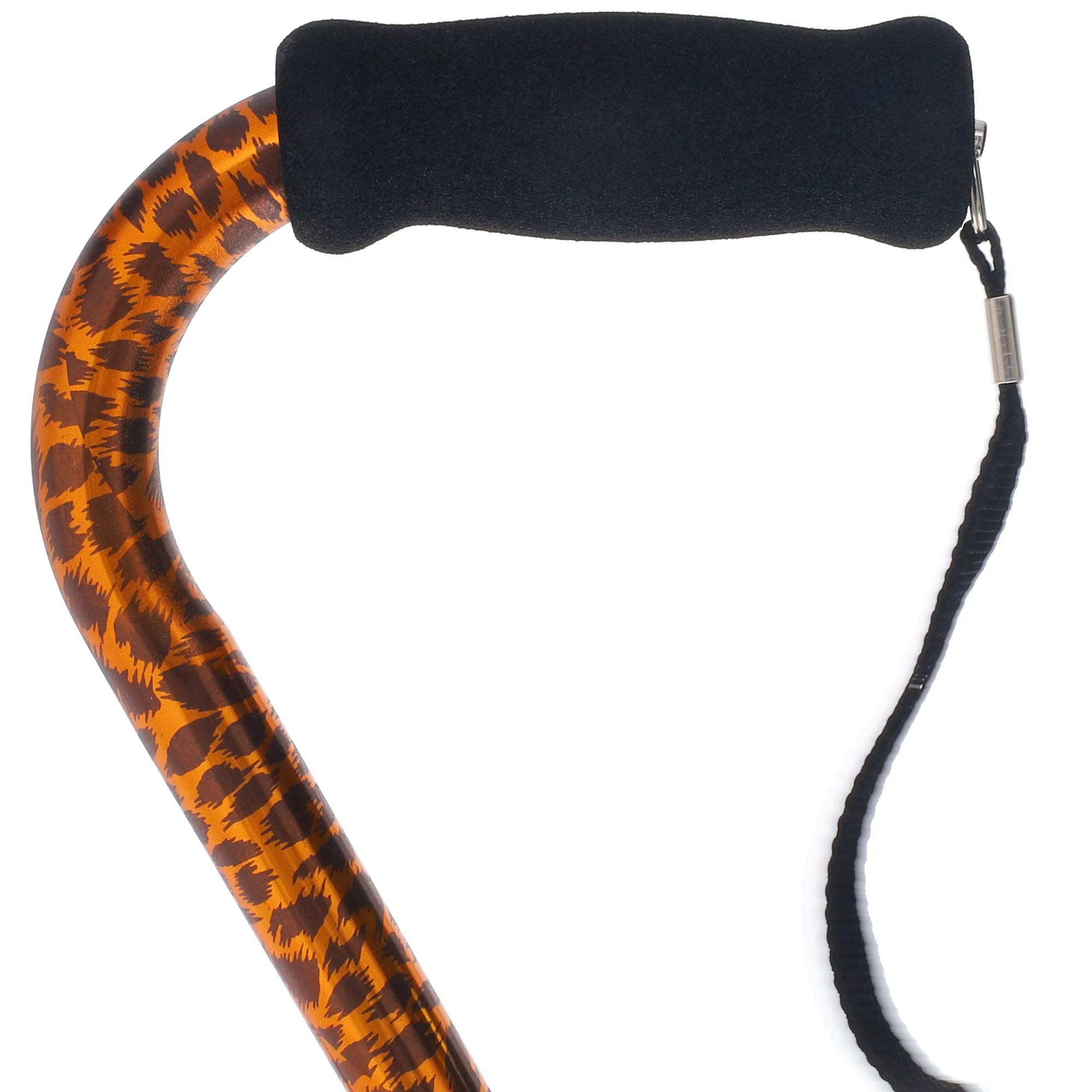 Limited single item listing: Leopard Offset Walking cane