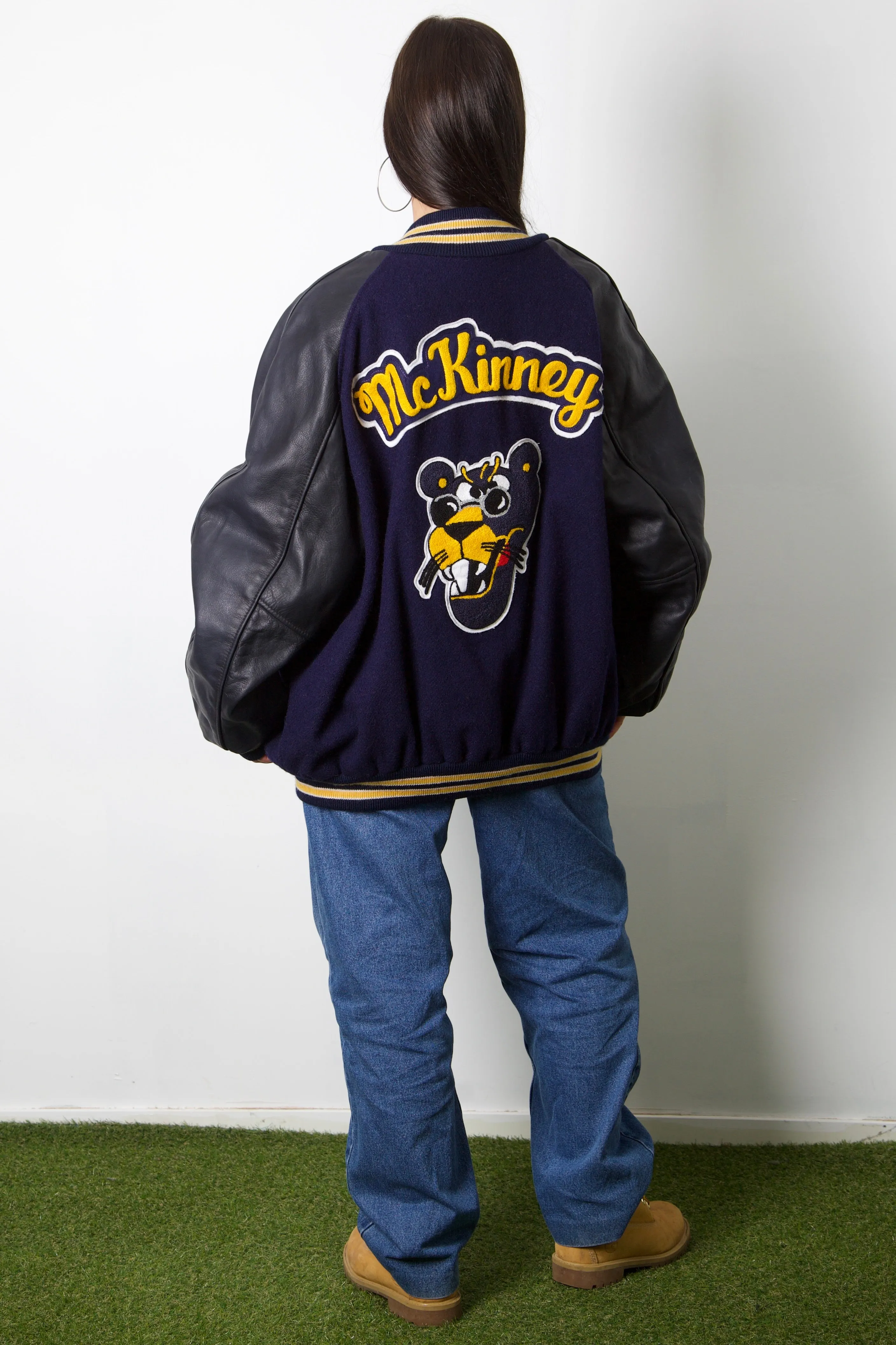 McKinney ‘03 Leather Varsity Jacket XL
